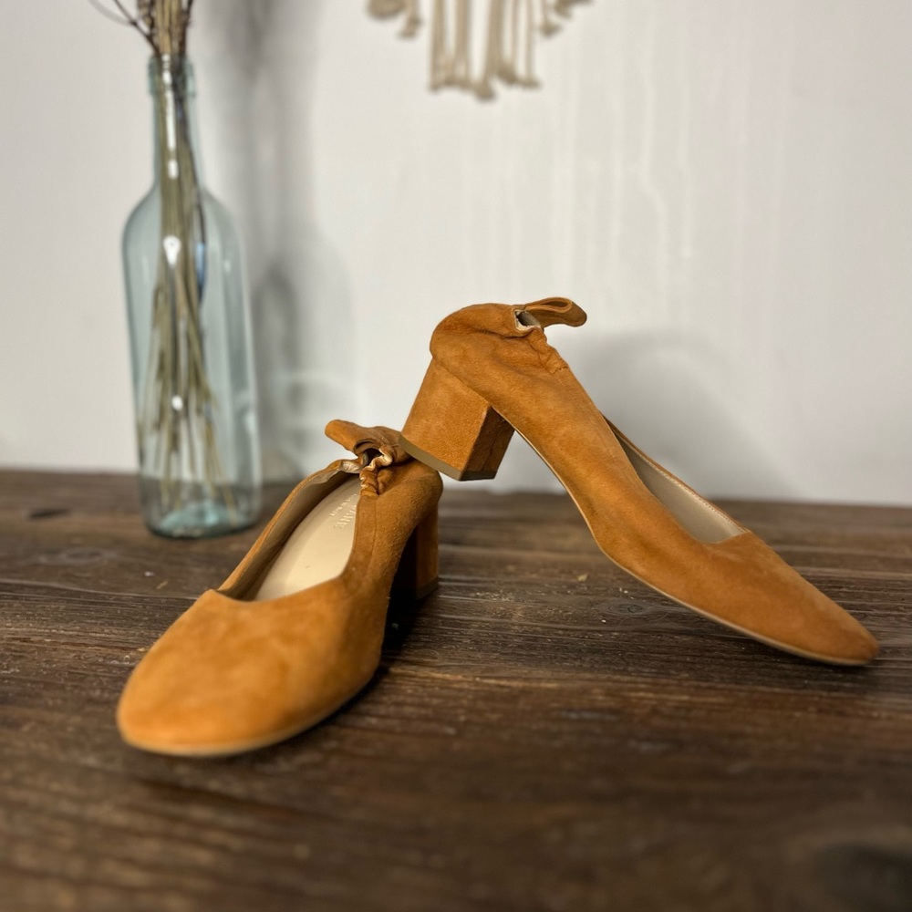 Everlane Suede Day Heel. Size 6.5